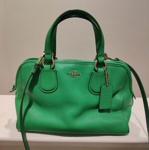 Coach Green Nolita Satchel Bag